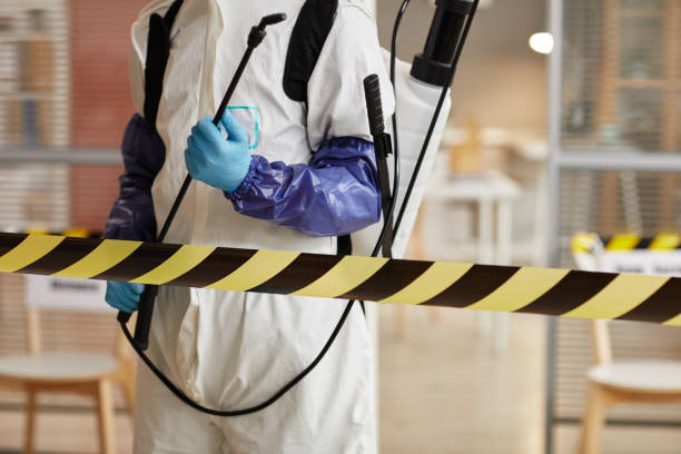 Professional Biohazard Cleanup technician working in Washington Crossing, PA